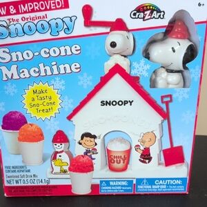 Snoopy Sno-Cone Machine - Red and White